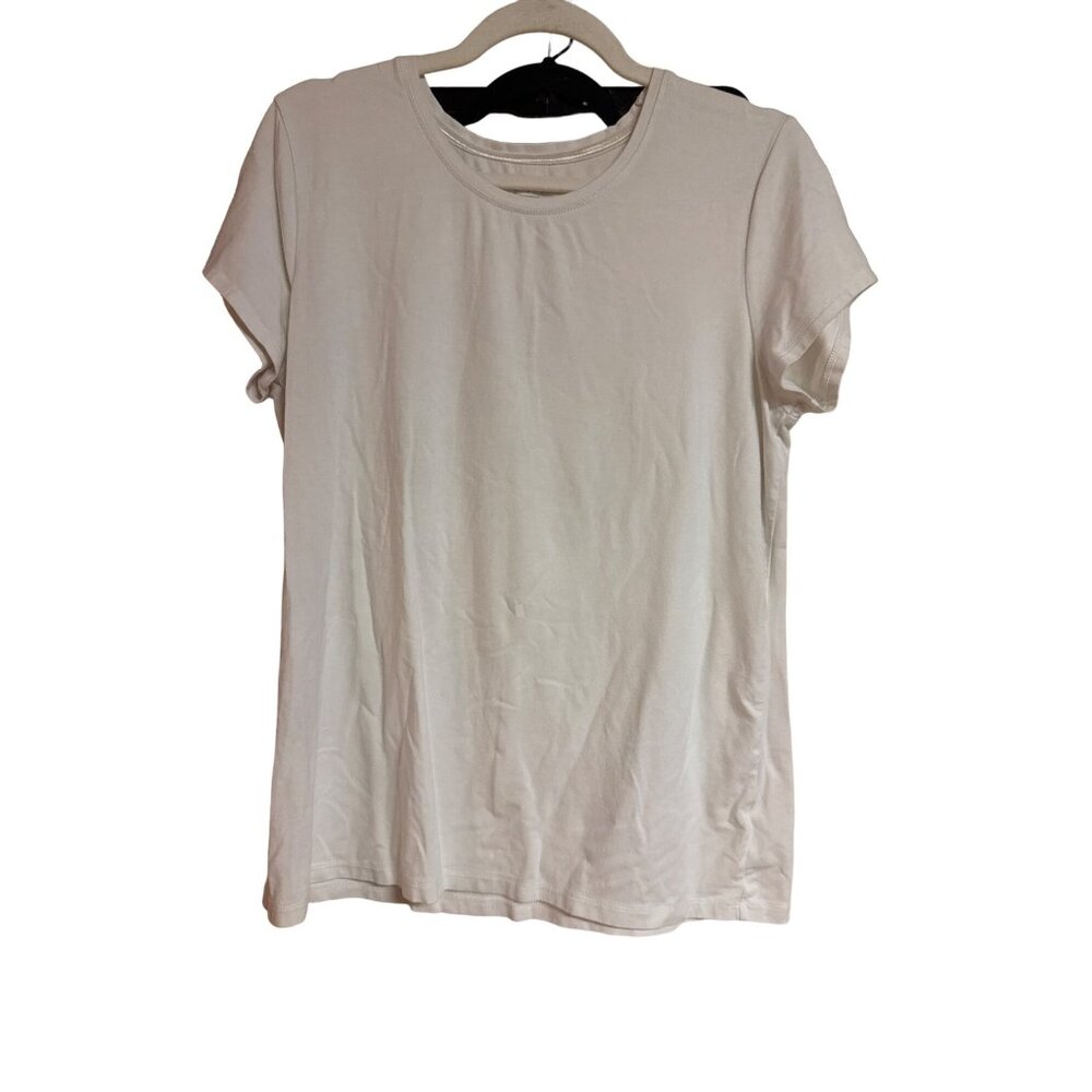 Womens Apt 9  Basic White T-Shirt Medium